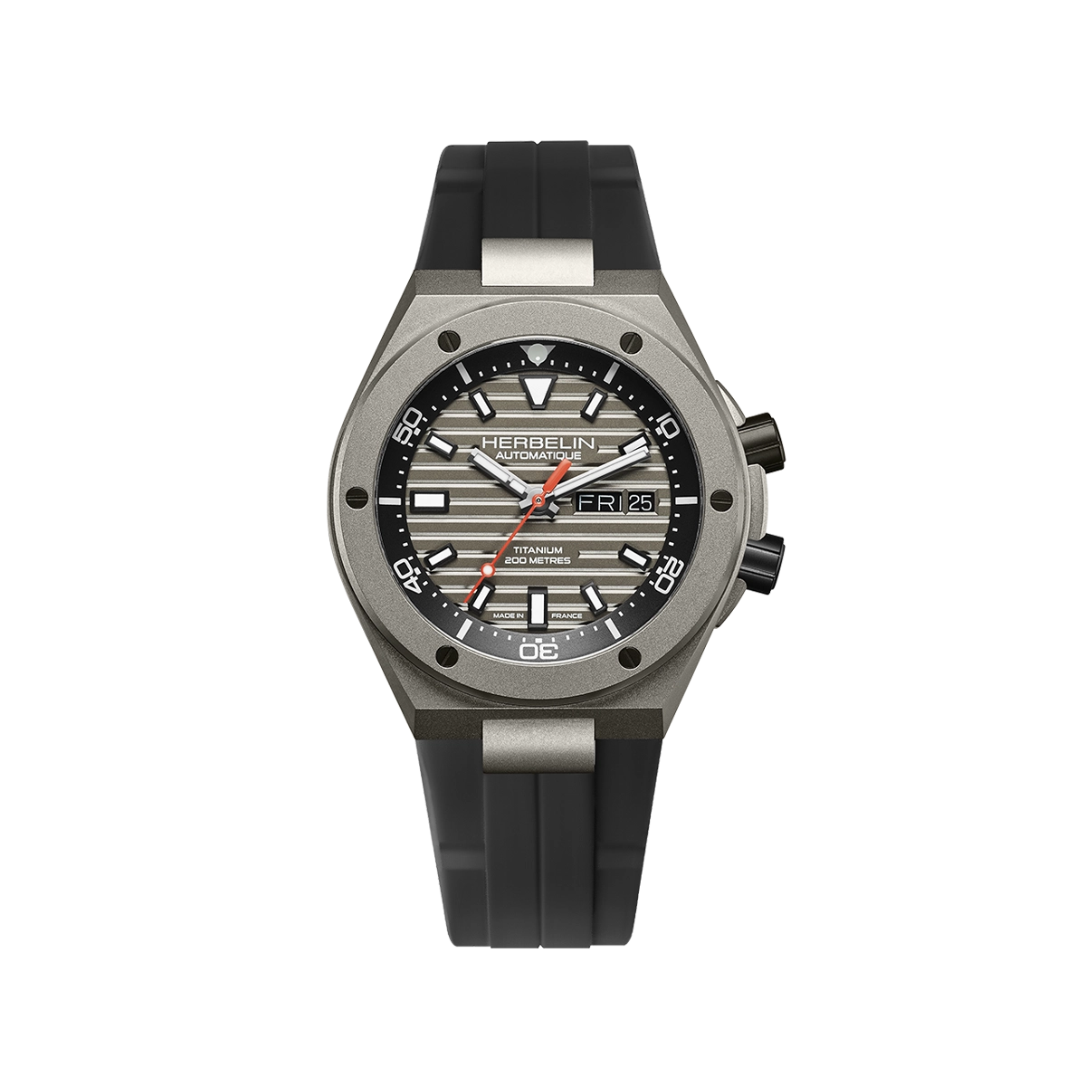 Herbelin Cap Camarat – Automatic Titanium Diver – Black